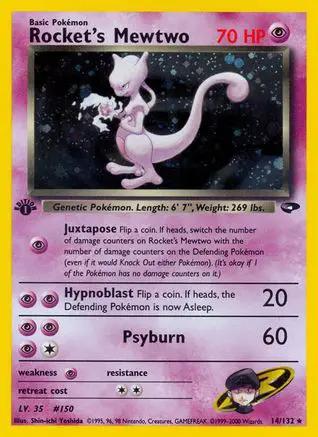 Rocket's Mewtwo 014/132 - Gym Challenge