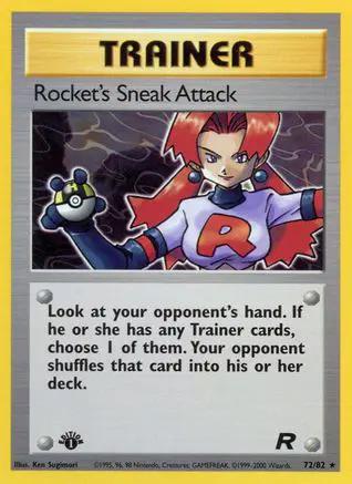 Rocket's Sneak Attack 072/82 - Team Rocket 1st Edition