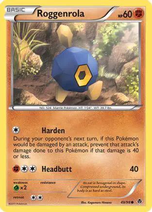 Roggenrola 049/98 - Emerging Powers Reverse Holofoil