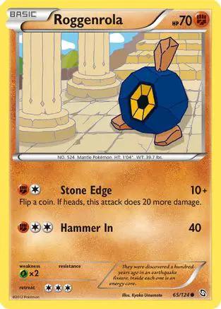 Roggenrola 065/124 - Dragons Exalted Reverse Holofoil