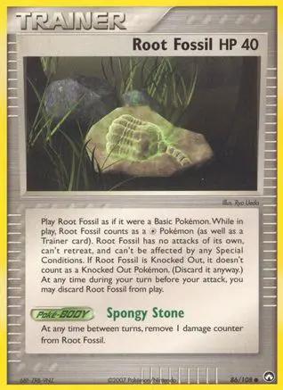Root Fossil 086/108 - Power Keepers Reverse Holofoil
