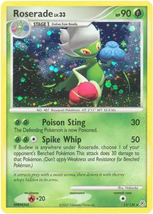 Roserade 013/130 - Diamond and Pearl Holofoil