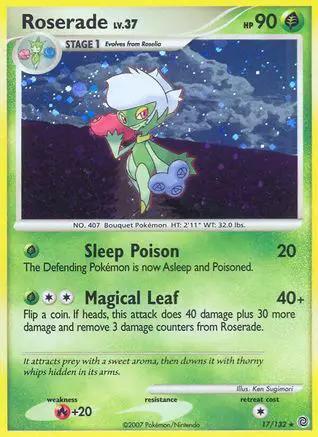 Roserade 017/132 - Secret Wonders Reverse Holofoil