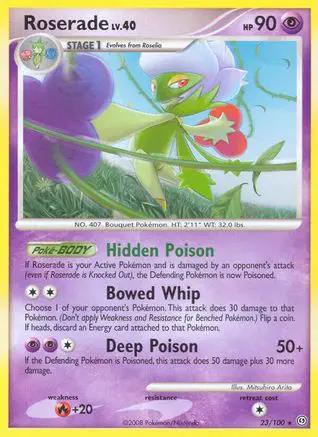 Roserade 023/100 - Stormfront Reverse Holofoil