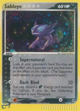 Sableye 010/100 - Sandstorm Reverse Holofoil