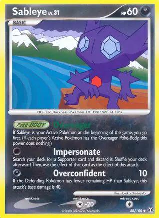 Sableye 048/100 - Stormfront Reverse Holofoil
