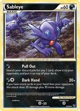 Sableye 035/90 - Undaunted Reverse Holofoil