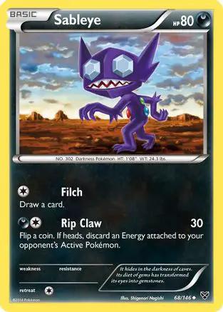 Sableye 068/146 - XY Base Set Reverse Holofoil