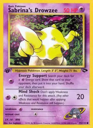 Sabrina's Drowzee 095/132 - Gym Challenge 1st Edition