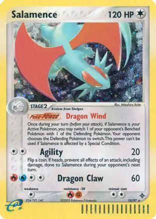 Salamence 010/097 - Dragon Reverse Holofoil