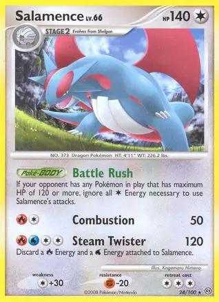 Salamence 024/100 - Stormfront Reverse Holofoil