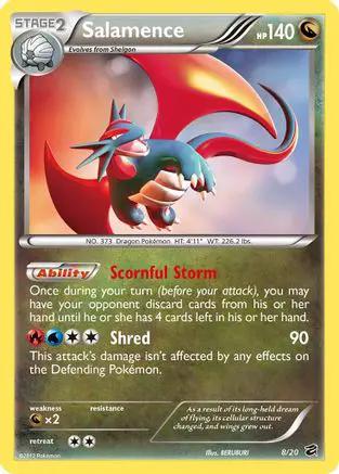Salamence 008/20 - Dragon Vault Holofoil