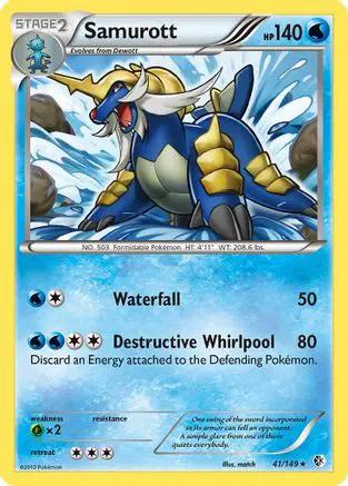Samurott 041/149 - Boundaries Crossed Holofoil