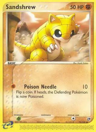 Sandshrew 075/100 - Sandstorm Reverse Holofoil