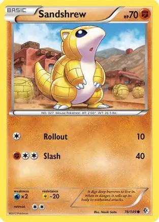 Sandshrew 078/149 - Boundaries Crossed Reverse Holofoil