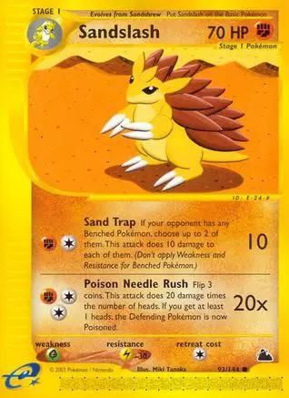 Sandslash 093/144 - Skyridge Reverse Holofoil