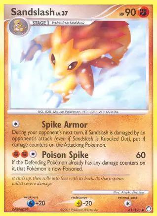 Sandslash 061/123 - Mysterious Treasures Reverse Holofoil