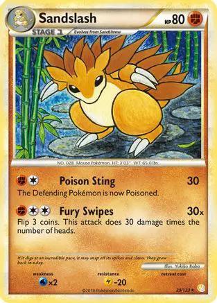 Sandslash 029/123 - HeartGold SoulSilver