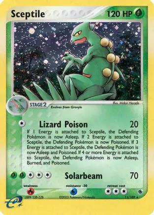 Sceptile 011/109 - Ruby and Sapphire Holofoil