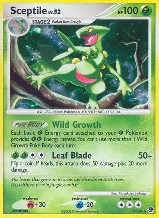 Sceptile 008/106 - Great Encounters Reverse Holofoil
