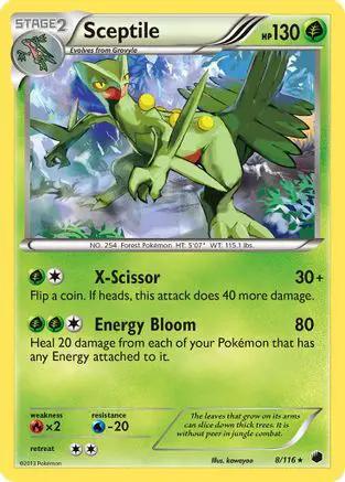 Sceptile 008/116 - Plasma Freeze Reverse Holofoil