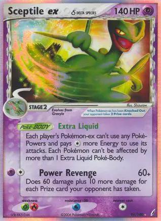 Sceptile ex (Delta Species) 096/100 - Crystal Guardians Holofoil