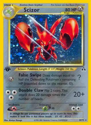 Scizor 010/75 - Neo Discovery