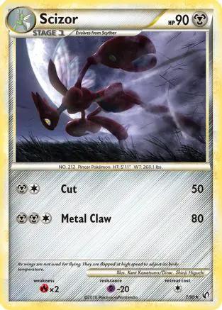Scizor 007/90 - Undaunted Reverse Holofoil