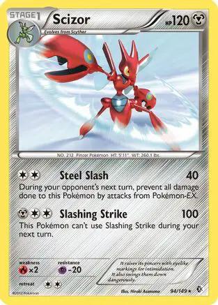 Scizor 094/149 - Boundaries Crossed Reverse Holofoil