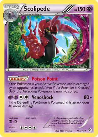 Scolipede 074/149 - Boundaries Crossed Holofoil