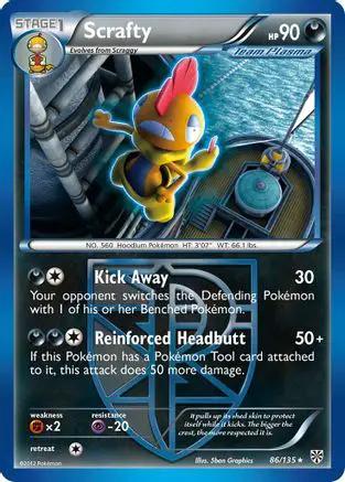 Scrafty (Team Plasma) 086/135 - Plasma Storm