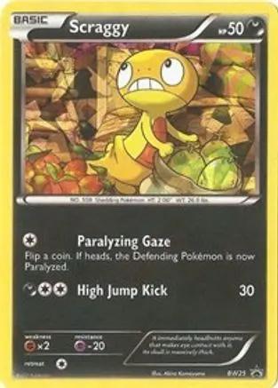 Scraggy (Cosmos Holo) BW25/101 - Black and White Promos Holofoil