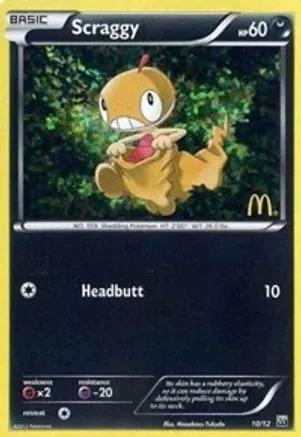Scraggy 010/12 - McDonalds Promos 2012 Holofoil
