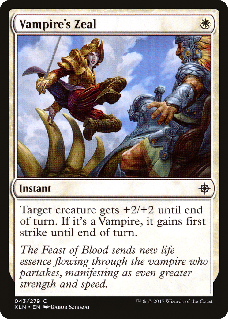 Vampire's Zeal (XLN-043) - Ixalan Foil