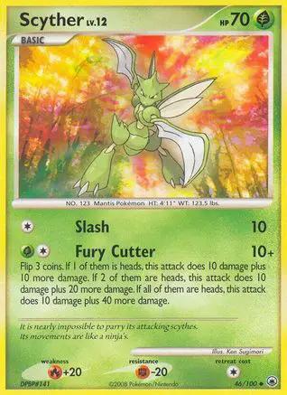 Scyther 046/100 - Majestic Dawn Reverse Holofoil