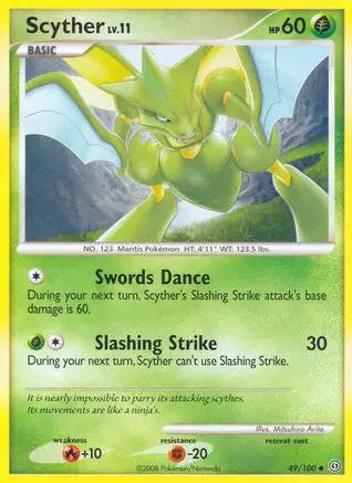 Scyther 049/100 - Stormfront Reverse Holofoil