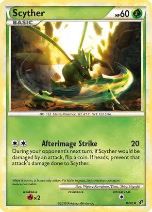 Scyther 036/90 - Undaunted Reverse Holofoil