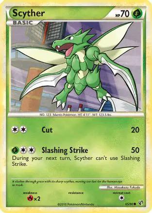 Scyther 065/90 - Undaunted Reverse Holofoil