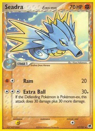 Seadra (Delta Species) 037/101 - Dragon Frontiers Reverse Holofoil