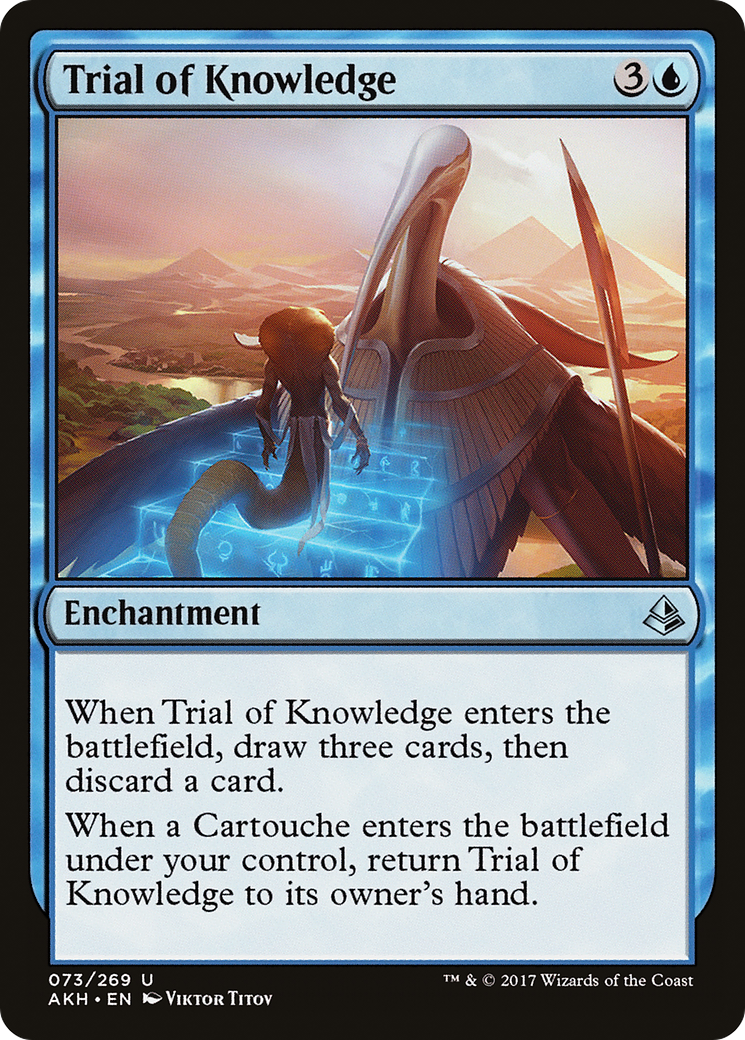 Trial of Knowledge (AKH-073) - Amonkhet Foil