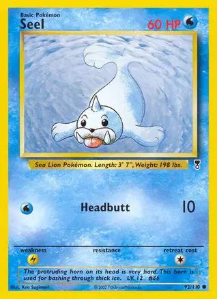 Seel 092/110 - Legendary Collection Reverse Holofoil