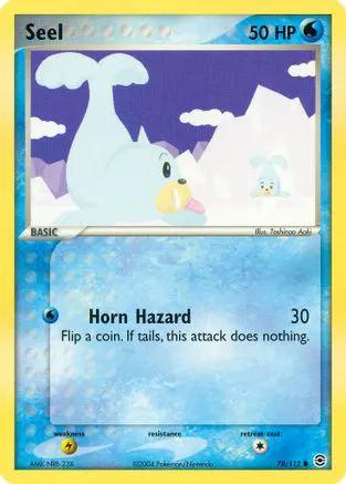 Seel 078/112 - FireRed & LeafGreen Reverse Holofoil