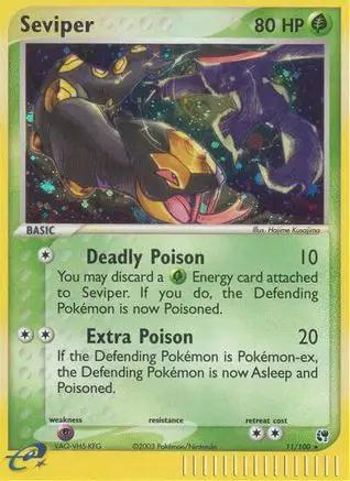 Seviper 011/100 - Sandstorm Reverse Holofoil