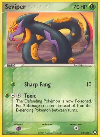 Seviper 023/108 - Power Keepers Reverse Holofoil