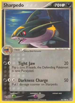 Sharpedo 038 - Power Keepers - Reverse Holofoil