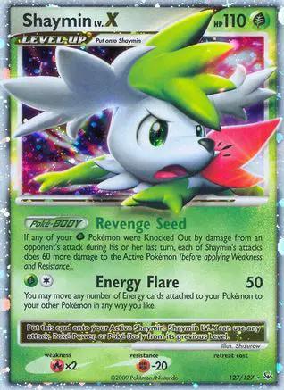 Shaymin Lv.X (Sky Forme) 127/127 - Platinum Holofoil
