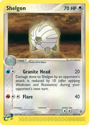 Shelgon 042/097 - Dragon Reverse Holofoil