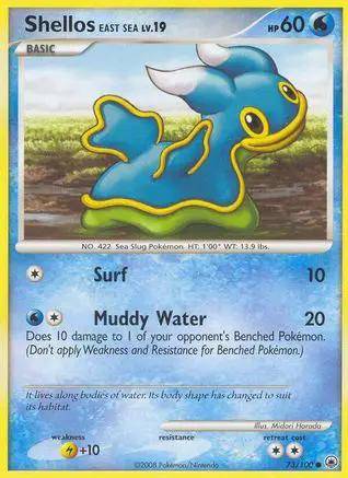 Shellos East Sea 073/100 - Majestic Dawn Reverse Holofoil