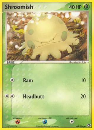Shroomish 063/106 - Emerald Reverse Holofoil