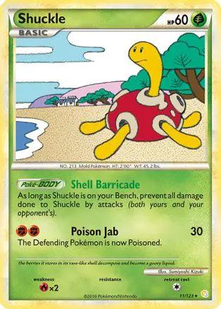 Shuckle 011/123 - HeartGold SoulSilver Holofoil